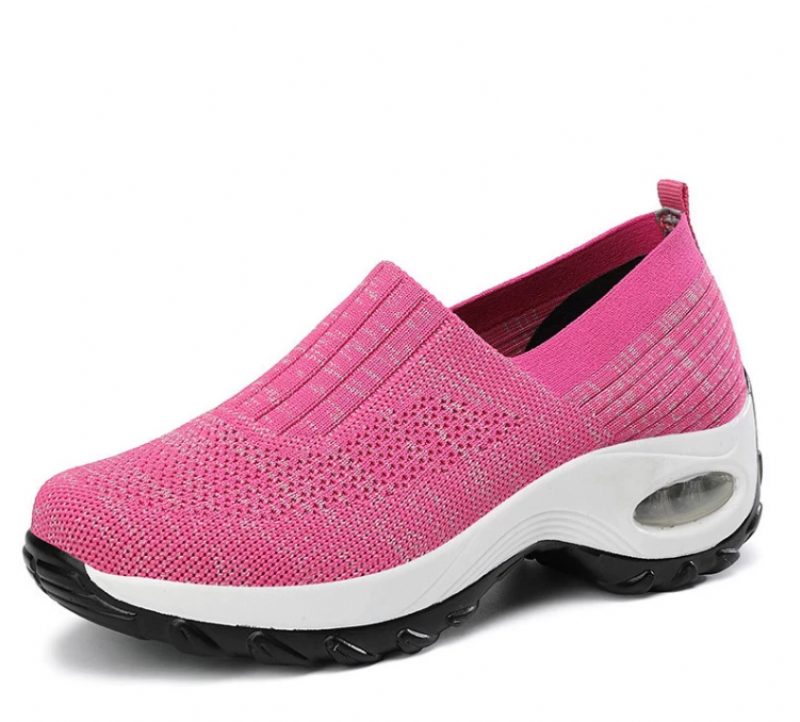 Lian Platform Sneakers Til Kvinder - Rosa Rød