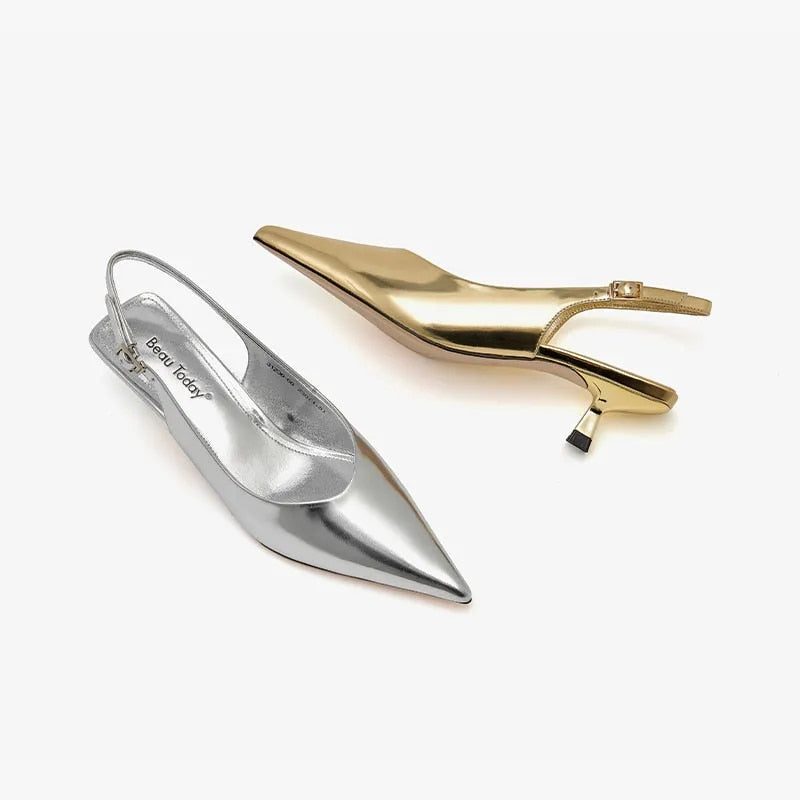 Lilah Pumps Sandal Til Kvinder - Guld