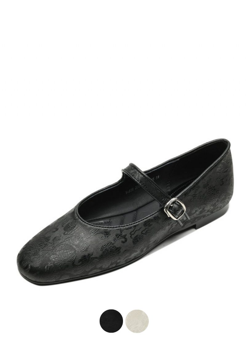 Lilia Dame Læder Flats