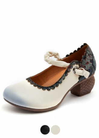 Lina Dame Spring Flower Pumps Sko