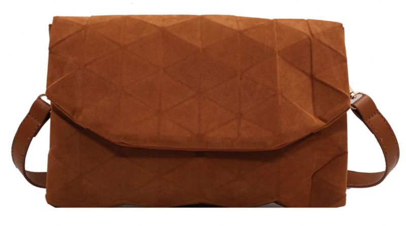 Lina Designer Skulder Crossbody Håndtaske Til Kvinder - Brun