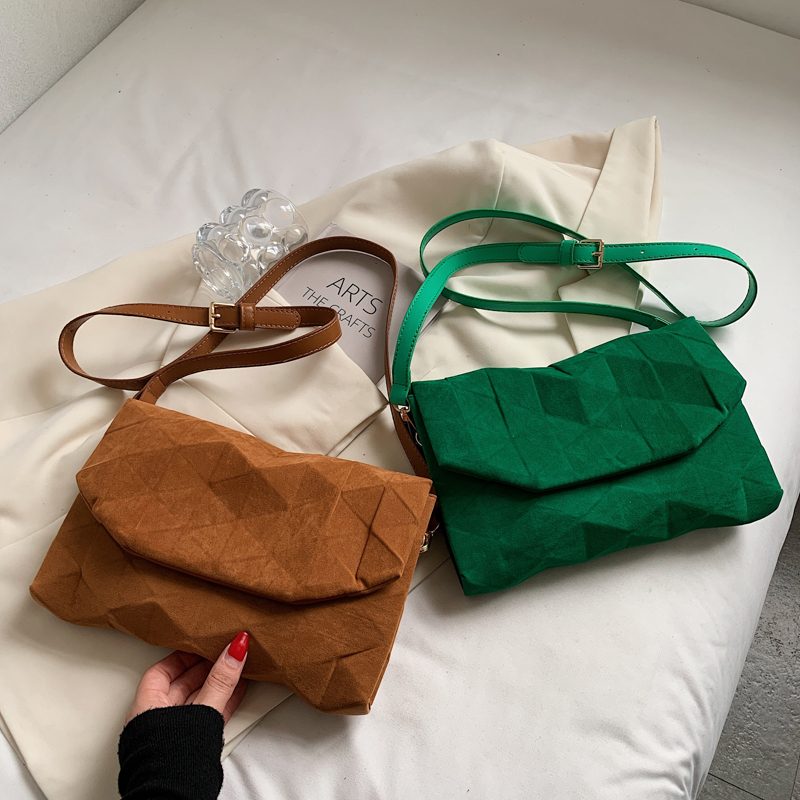 Lina Designer Skulder Crossbody Håndtaske Til Kvinder - Brun