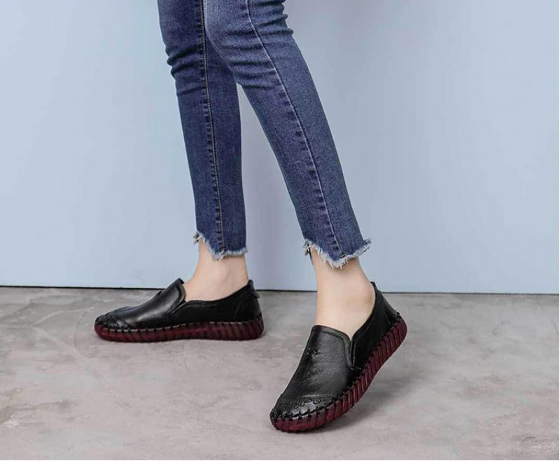 Linares Dame Loafer Sko - Sort