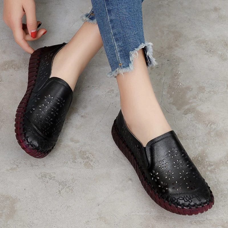 Linares Dame Loafer Sko - Sort