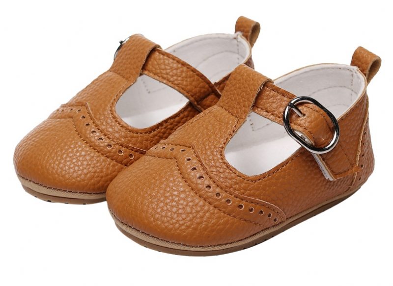 Linda Baby Piges Flade Sko - Brun