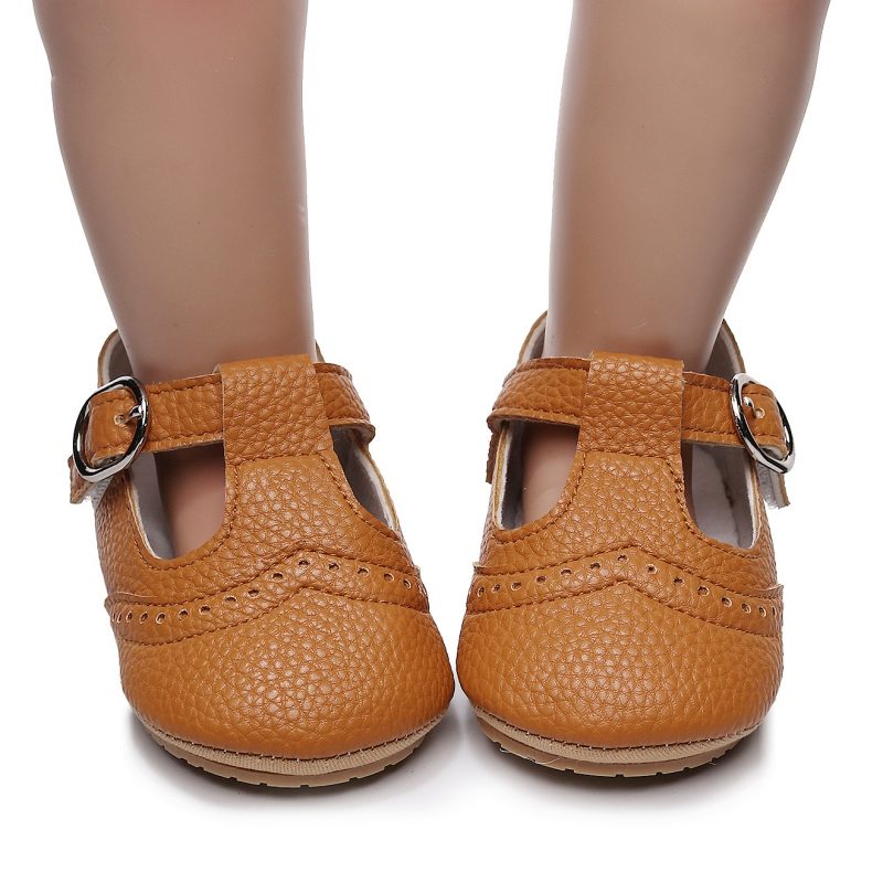 Linda Baby Piges Flade Sko - Brun