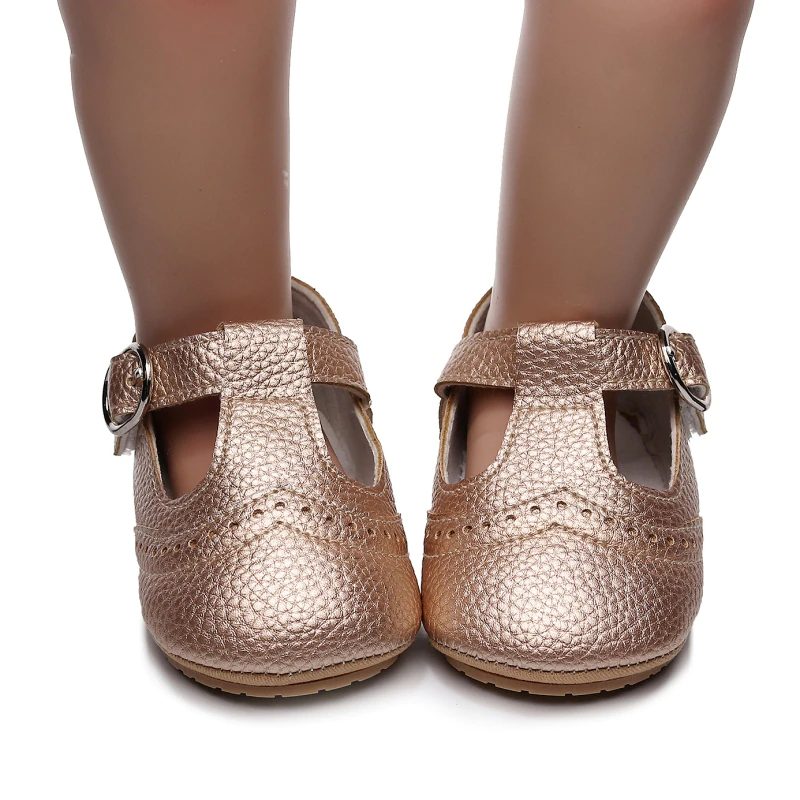 Linda Baby Piges Flade Sko - Brun