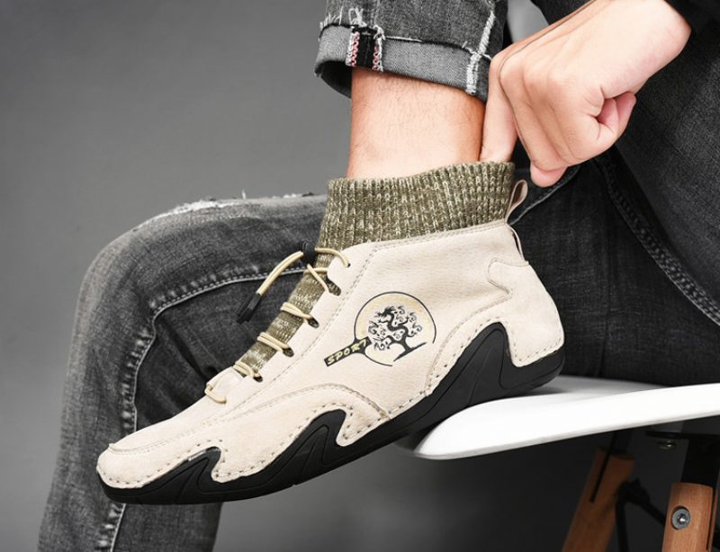 Lingard Casual Sneakers Til Mænd - Beige
