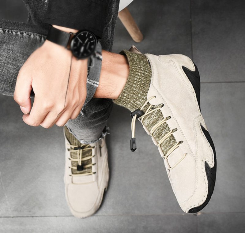 Lingard Casual Sneakers Til Mænd - Beige