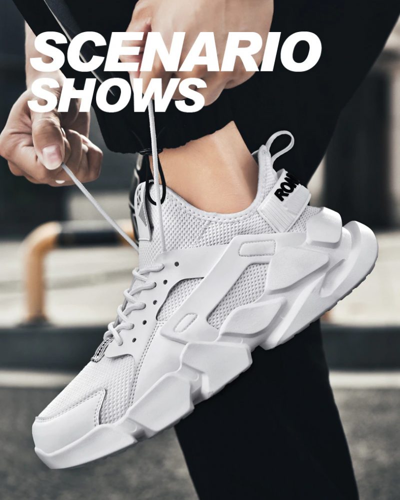 Link Sommersneakers Til Mænd - Sort
