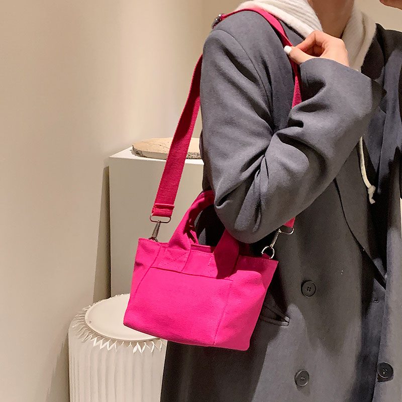 Lirio Letvægts Håndtaske I Lærred Til Kvinder - Pink