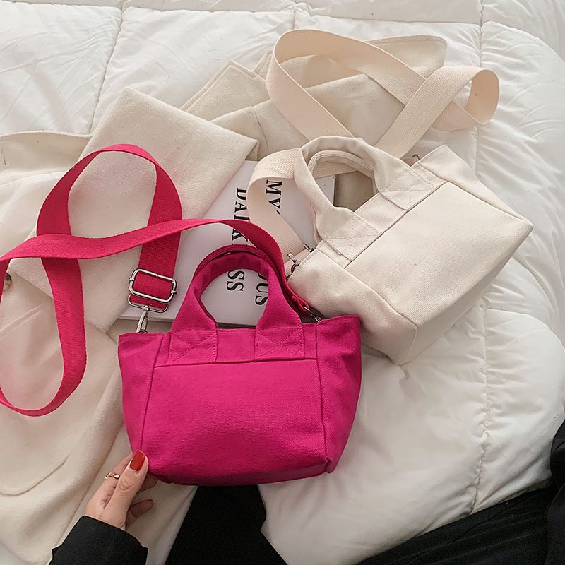 Lirio Letvægts Håndtaske I Lærred Til Kvinder - Pink