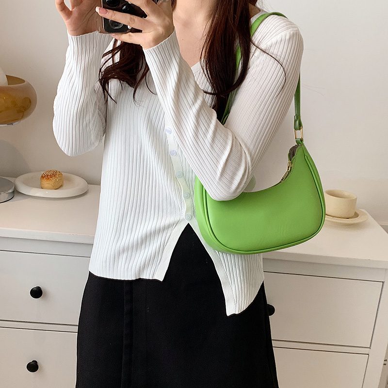 Lirio Lille Crossbody-håndtaske I Læder Til Kvinder - Grøn