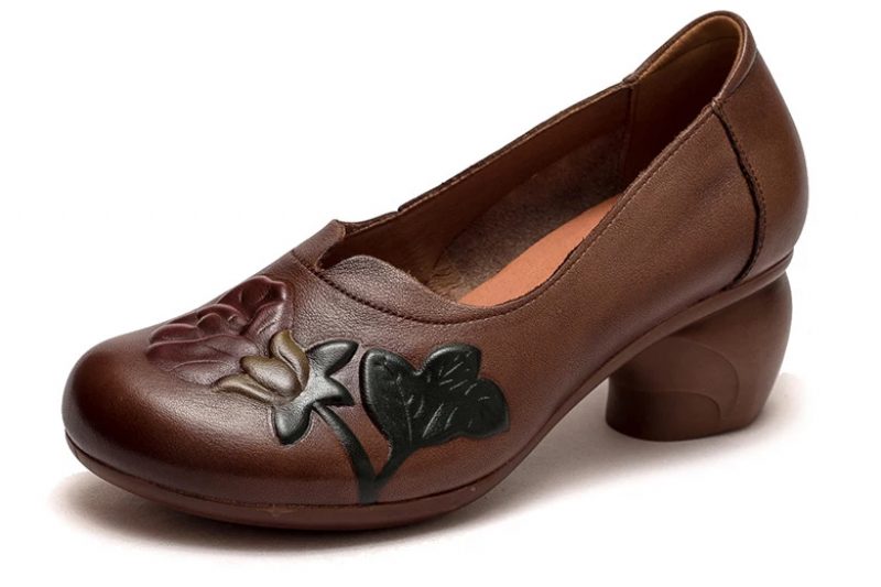Liro Dame Pumps Sko - Brun