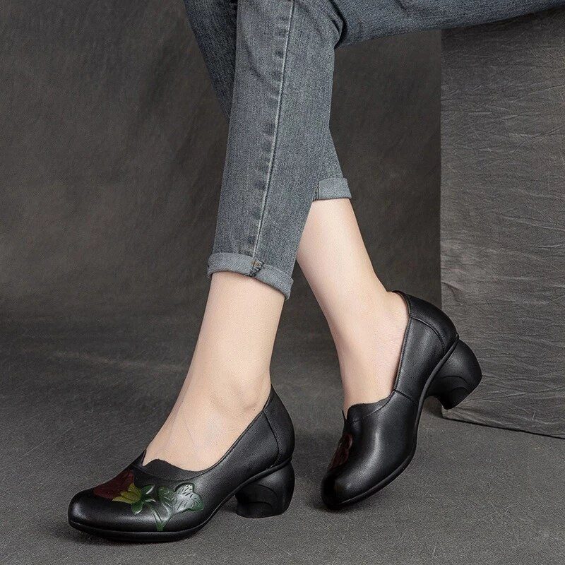 Liro Dame Pumps Sko - Brun