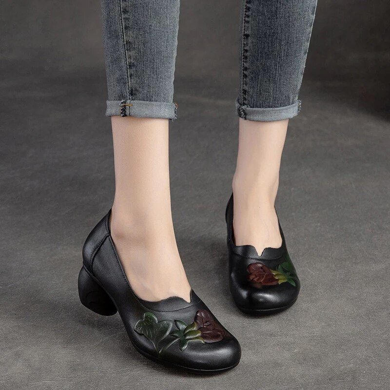 Liro Dame Pumps Sko - Brun