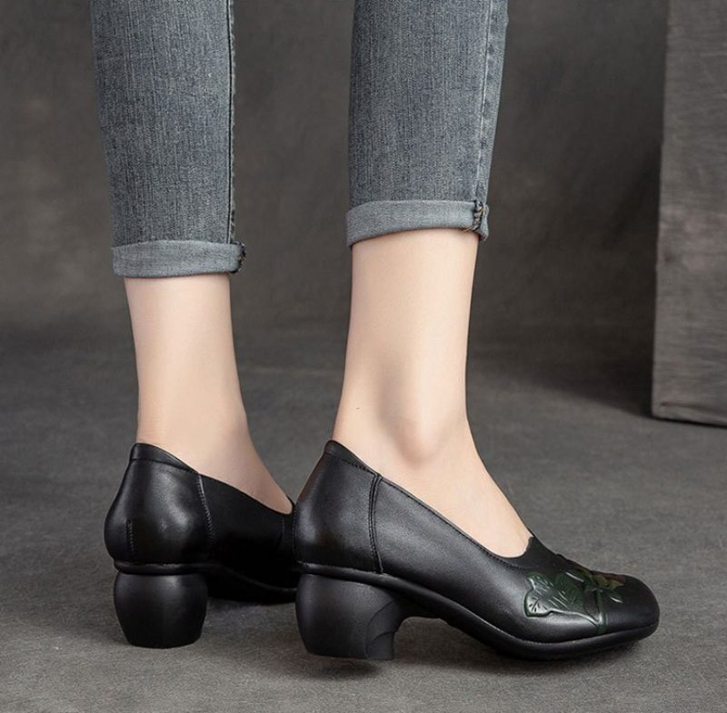 Liro Dame Pumps Sko - Brun
