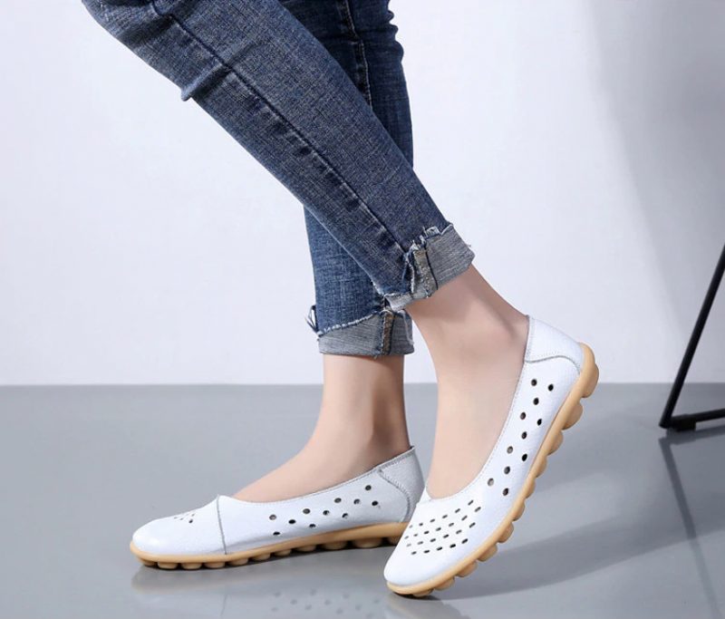Lisa Dame Loafer Sko - Gul