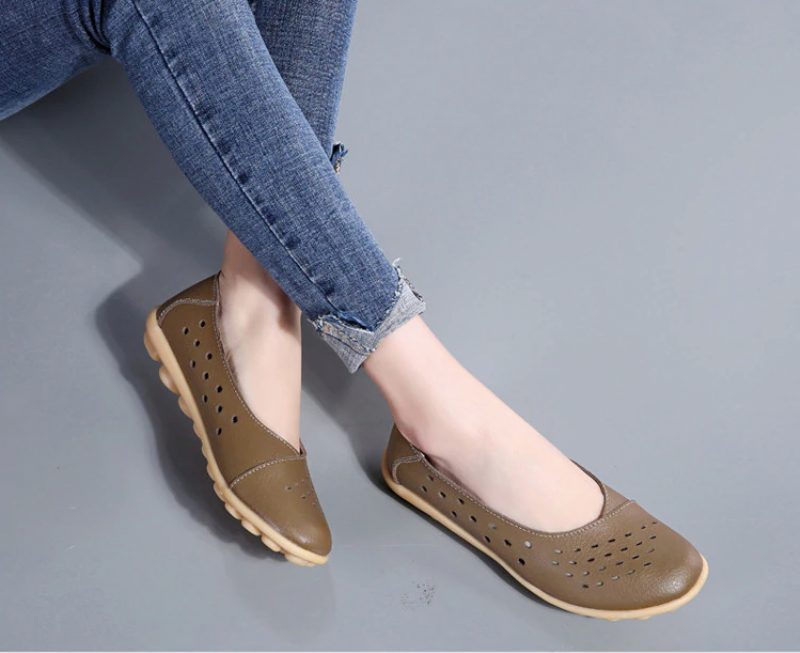 Lisa Dame Loafer Sko - Gul