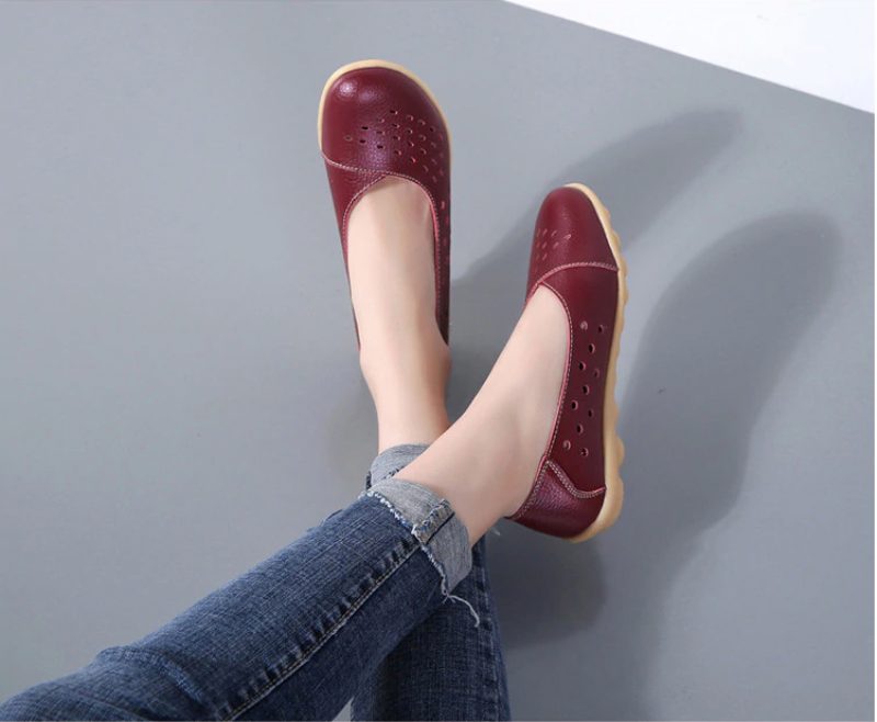 Lisa Dame Loafer Sko - Gul
