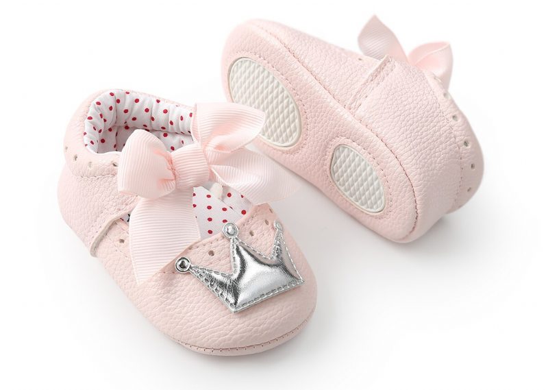 Livlige Babypigers Flade Sko - Lilla