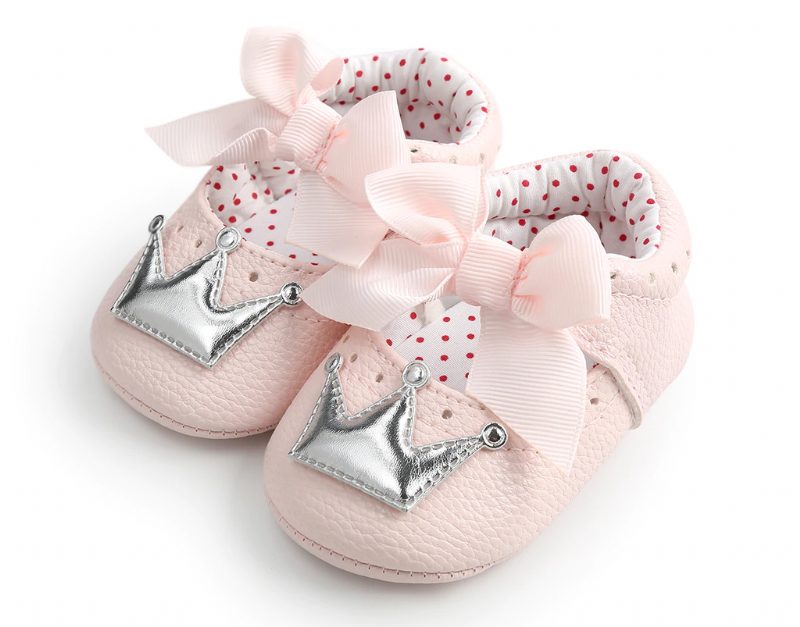 Livlige Babypigers Flade Sko - Lilla