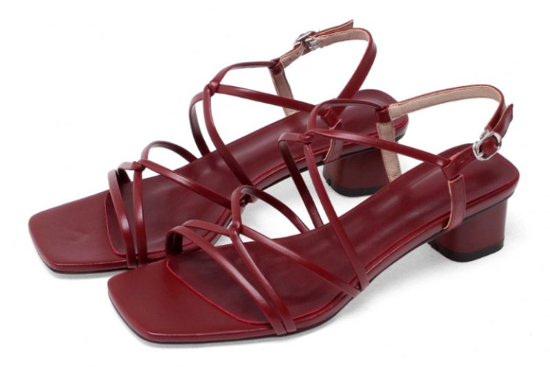 Liza Højkvalitets Sandal Med Mellemhæl Til Kvinder - Beige