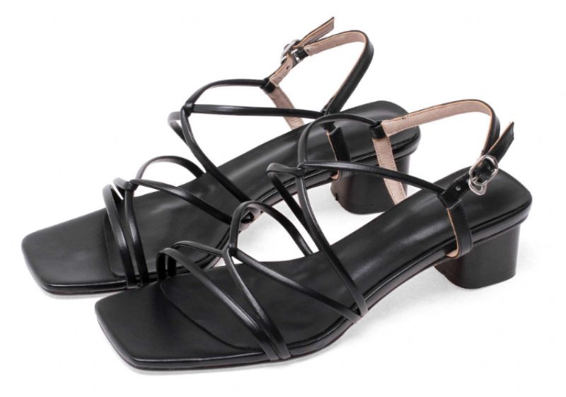 Liza Højkvalitets Sandal Med Mellemhæl Til Kvinder - Beige