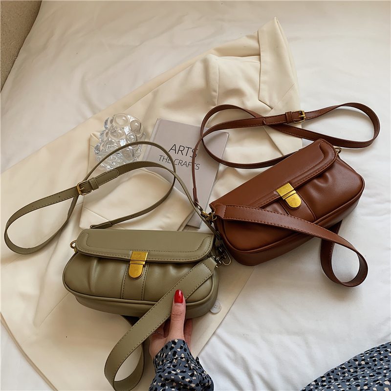 Liza Luksus Læder Crossbody Håndtaske Til Kvinder - Sort