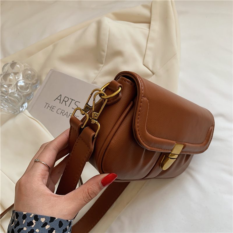 Liza Luksus Læder Crossbody Håndtaske Til Kvinder - Sort