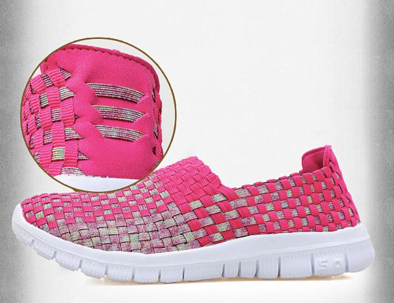 Lobelia Slip-ons Sko Til Kvinder - Lilla pink kombineret