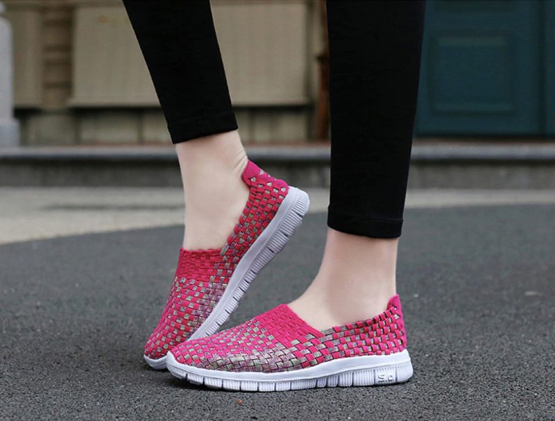Lobelia Slip-ons Sko Til Kvinder - Lilla pink kombineret