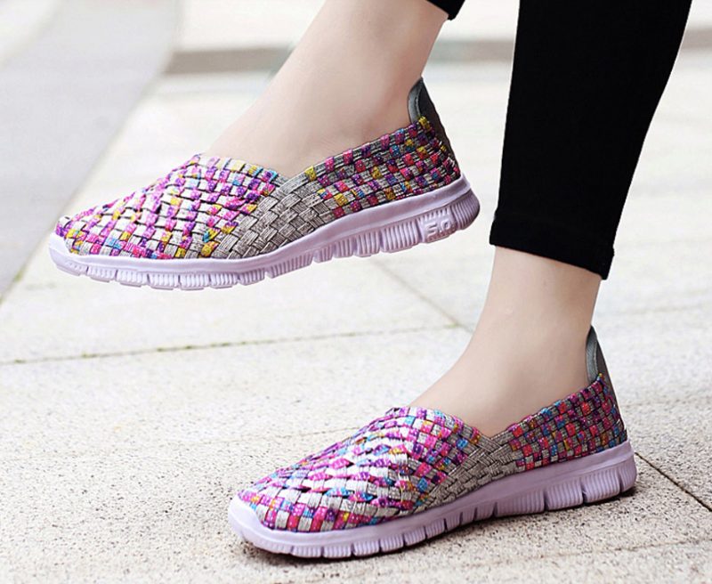 Lobelia Slip-ons Sko Til Kvinder - Lilla pink kombineret