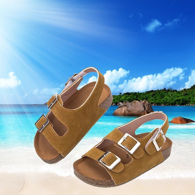 Lockart Unisex Strandsandal Til Børn - Sort