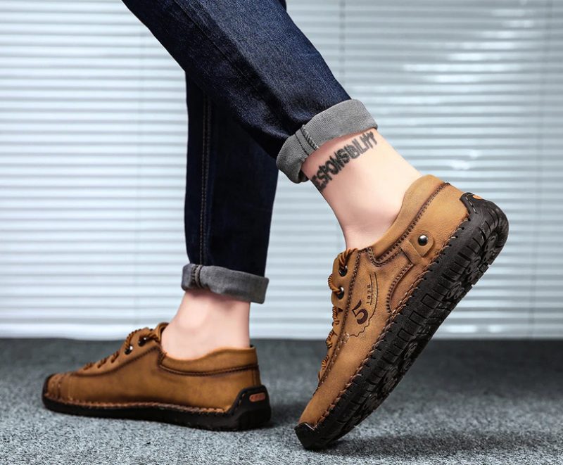 Loes Herresneaker - Gul