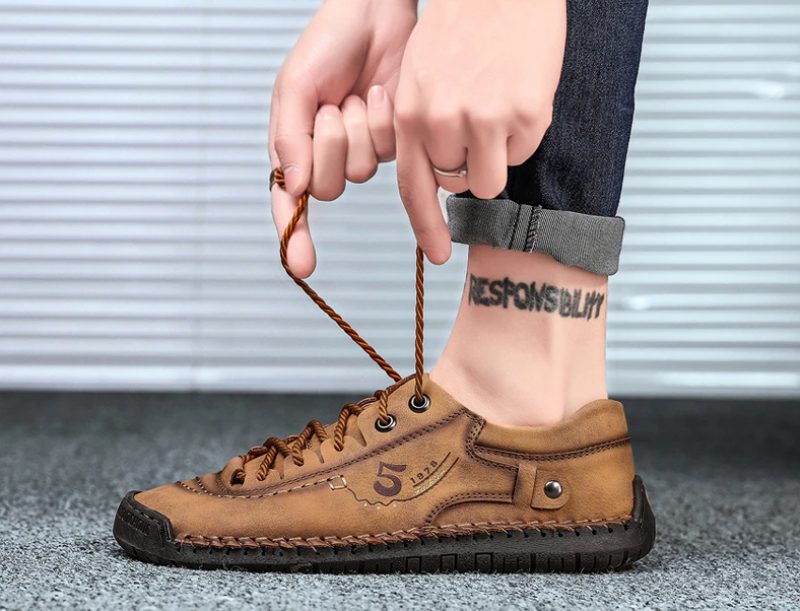 Loes Herresneaker - Gul