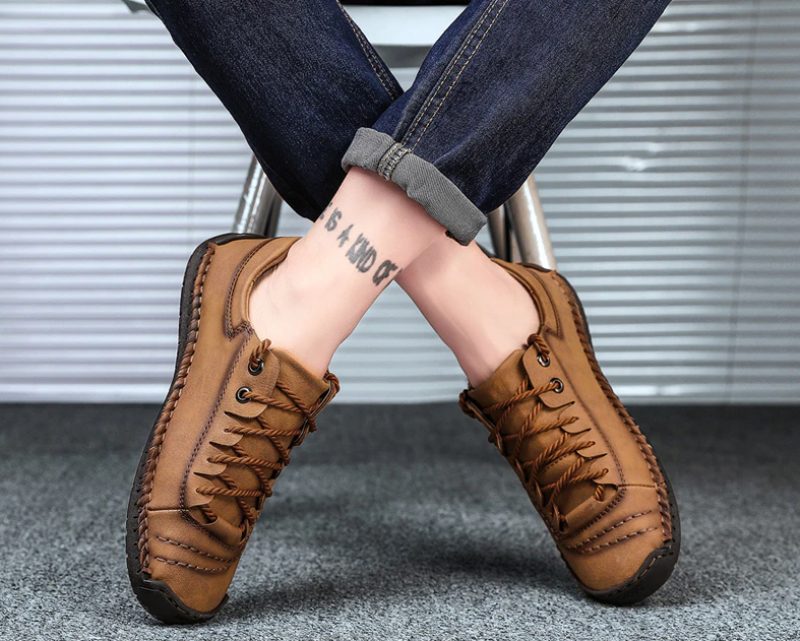 Loes Herresneaker - Gul
