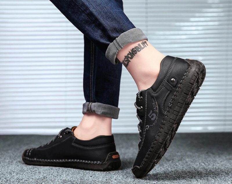 Loes Herresneaker - Gul