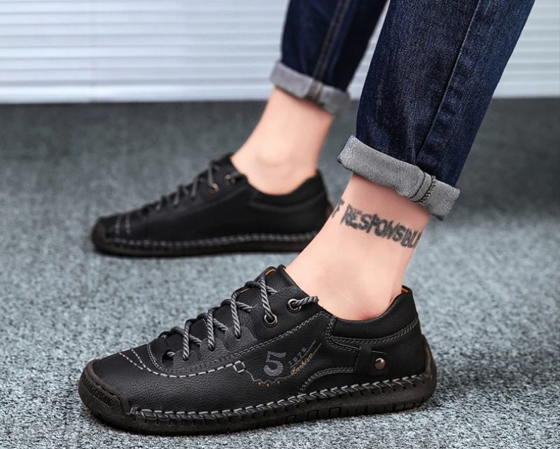 Loes Herresneaker - Gul