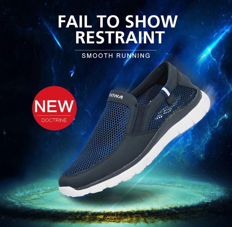 Loky Slip-on Sneakers Til Mænd - Grå