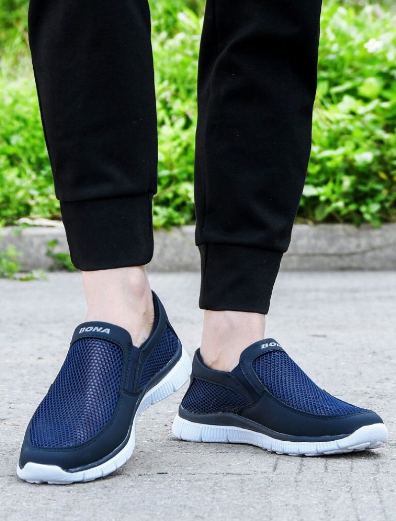 Loky Slip-on Sneakers Til Mænd - Grå