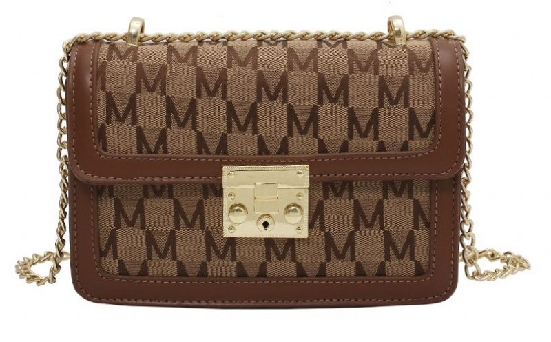 Lolis Small Crossbody-håndtaske I Læder Til Kvinder - Kaffe