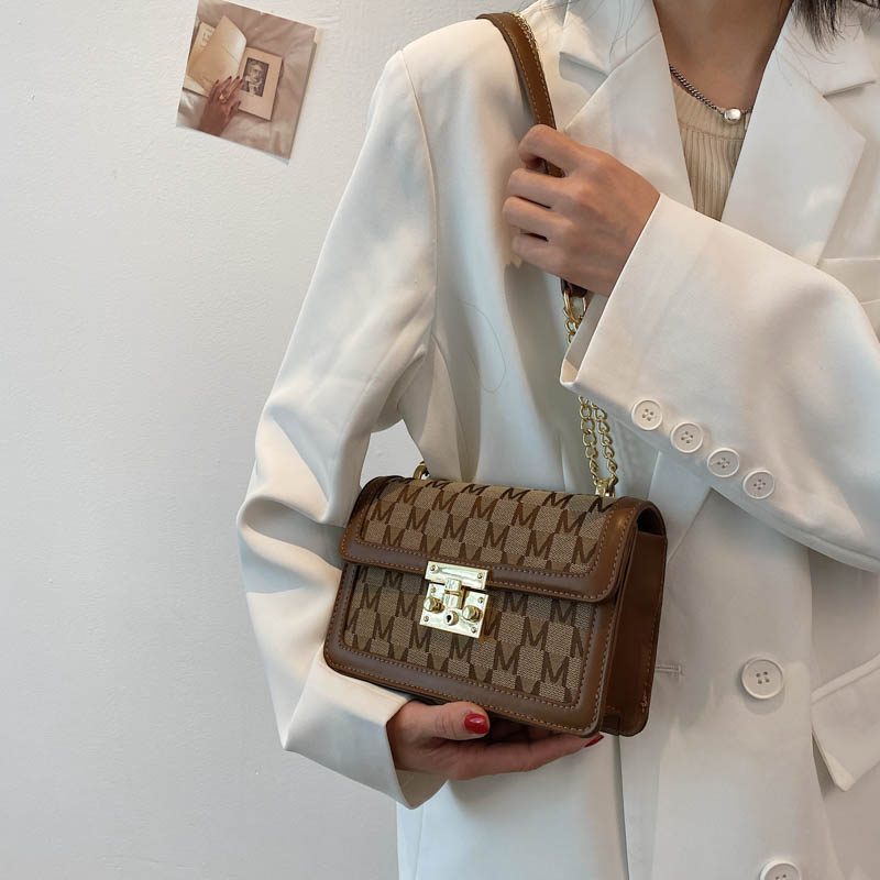 Lolis Small Crossbody-håndtaske I Læder Til Kvinder - Kaffe