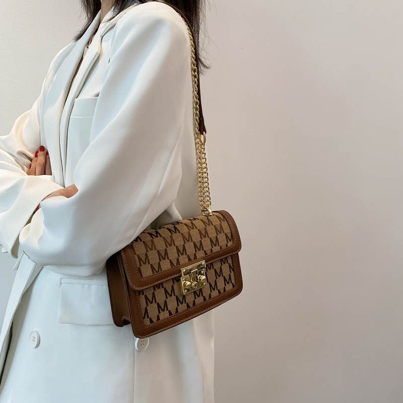 Lolis Small Crossbody-håndtaske I Læder Til Kvinder - Kaffe