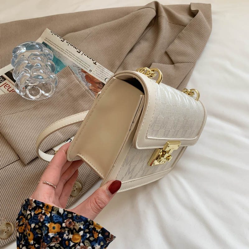 Lolis Small Crossbody-håndtaske I Læder Til Kvinder - Kaffe
