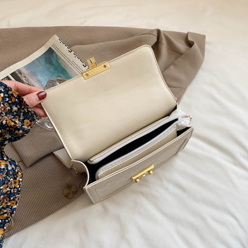 Lolis Small Crossbody-håndtaske I Læder Til Kvinder - Kaffe