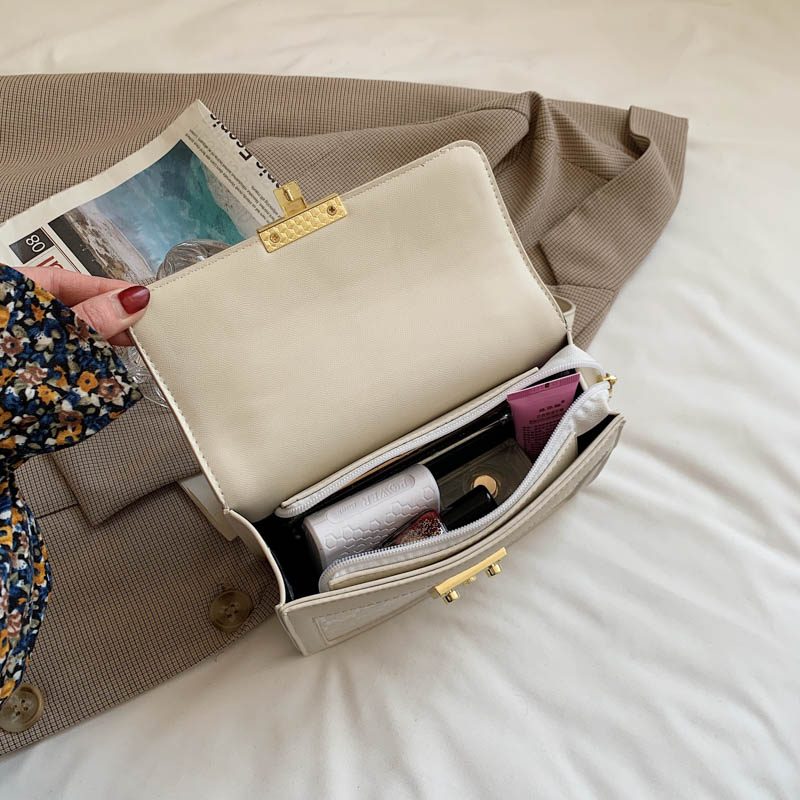 Lolis Small Crossbody-håndtaske I Læder Til Kvinder - Kaffe