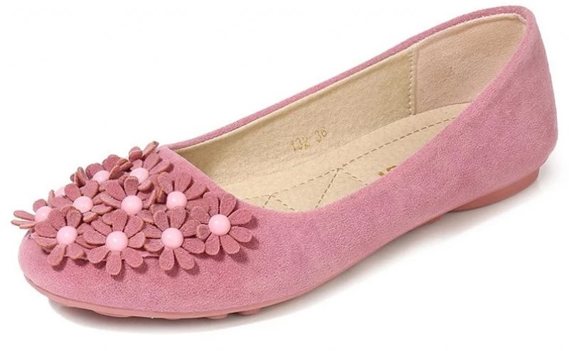 Lolita Flade Sko Til Kvinder - Pink