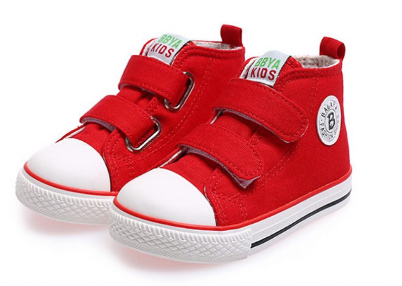 Lonbardi Unisex High Top Sneaker Til Børn - Rød
