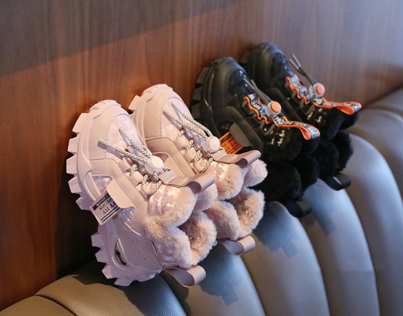 London Unisex Varme Sneaker Til Børn - Sort